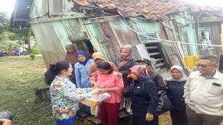 Rumah Nunung yang Nyaris Roboh, Istri Gubernur Sumsel Tinjau Langsung dan Janjikan Bantuan