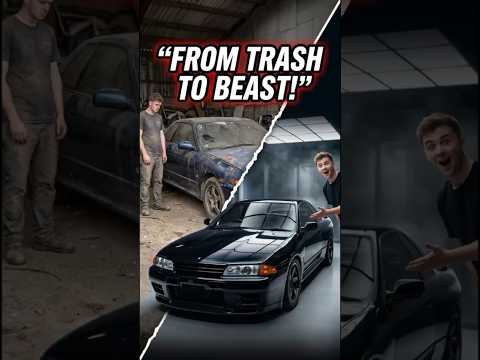 They laughed at his old GTR R32 but then this happend😱