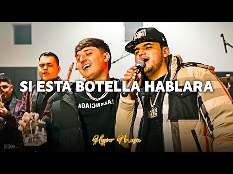 Si Esta Botella Hablara 💓 Edgardo Nuñez Feat. Gabito Ballesteros 💓LETRA/LYRICS💓