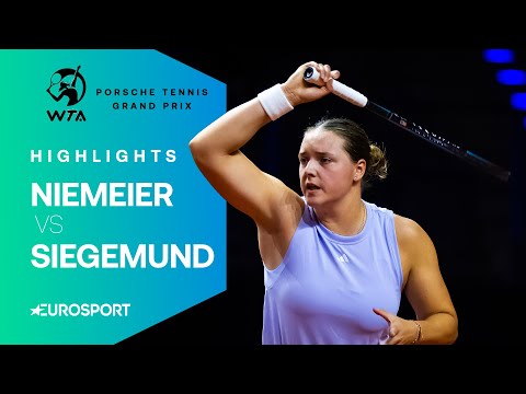 Jule Niemeier - Laura Siegemund | Highlights deutsch | Porsche Tennis Grand Prix | Stuttgart