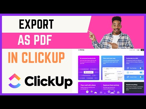 How To Export As PDF In ClickUp