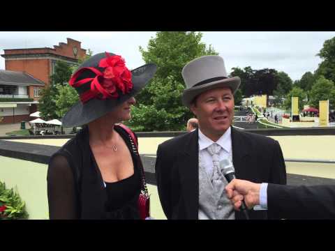 Cathrine Erichsen og Rune Haugen på Royal Ascot
