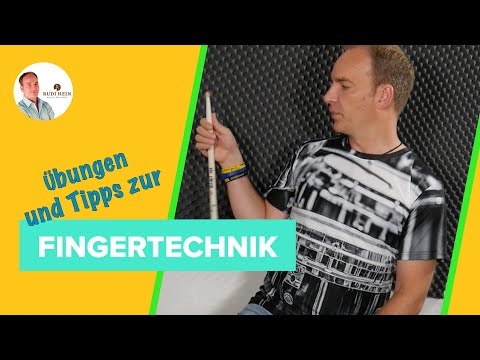 Fingertechnik - Wie? Warum? Wozu? Übungen und Tipps vom Profi Rudi Hein - Schlagzeug lernen online