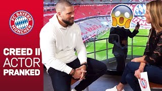 FC Bayern surprises Creed II actor Florian Munteanu video