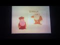 Sesame Street G Gorilla