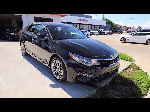 2019 KIA Optima SX Turbo in Tulsa, OK | Ebony Black | Stock# 10607