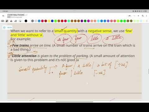 Countable nouns and quantifiers part 3