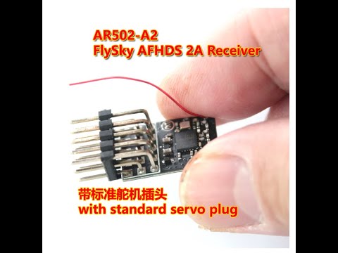 AR52-X series receivers with standard servo plugs