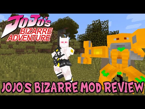 STANDS, ROAD ROLLER, TIME STOP & MORE! || Minecraft Jojo's Bizarre Adventure Mod Review