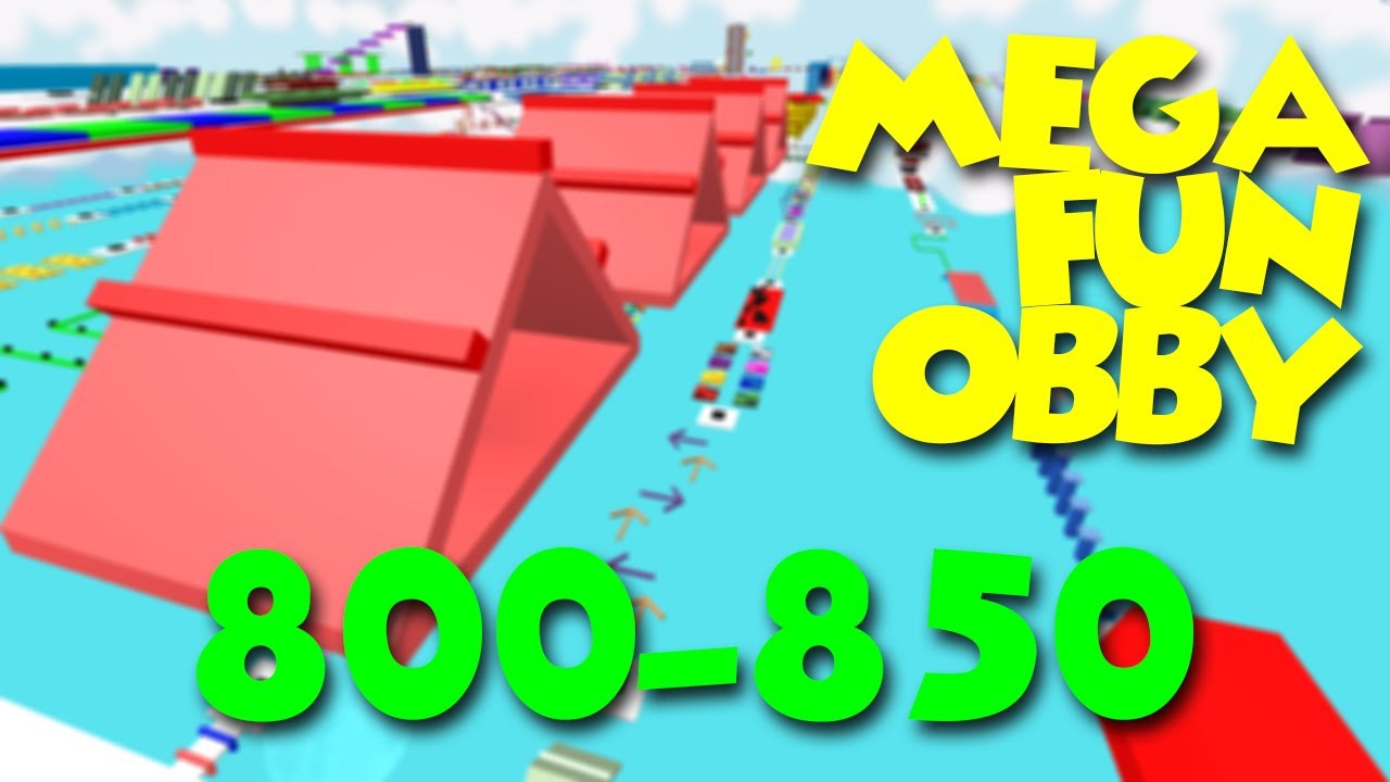 Mega Fun Obby | Ep. 17 [Stages 800-850]