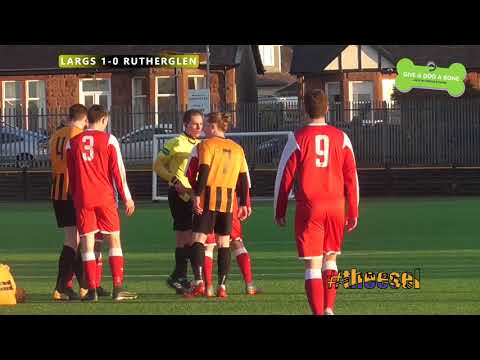 Largs Thistle 2-0 Rutherglen Glencairn - West of Scotland First Division, 16th December 2017