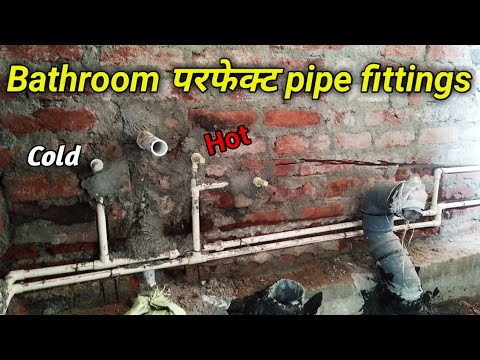 Cpvc pipe bathroom fitting installation