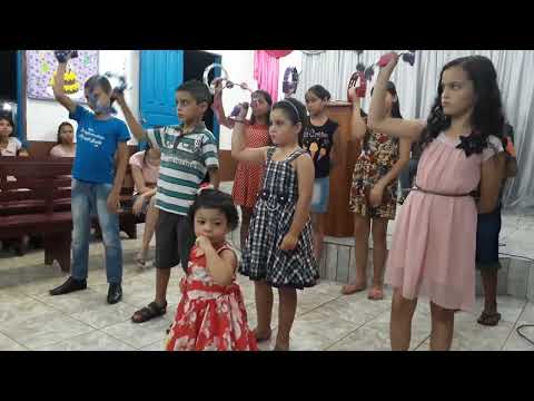 pandeiro Crianças Assembléia de Deus Guajará-Mirim distrito do Iata.