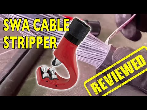 Don't Be Fooled: This Is NOT a Pipe Cutter, It Strips SWA Cable