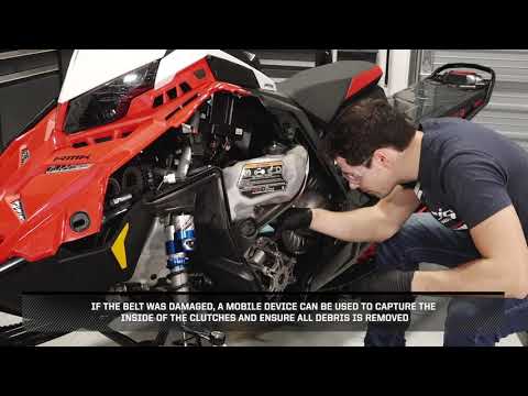 Patriot Boost RMK Matryx Slash Drive Belt Inspection and Replacement - Polaris Snowmobiles