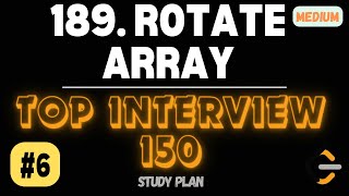 YouTube video 'Leetcode | 189. Rotate Array | Medium | Java Solution [2 Methods - O(1) Space]'