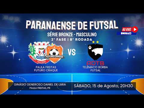PAULA FREITAS/FUTURO CRAQUE X TELÊMACO BORBA FUTSAL