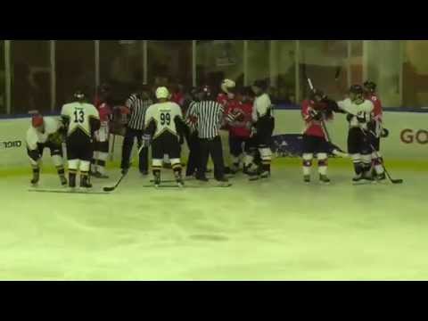 29-05-2015 Final IceHockey: CIHS Metula vs Rishon Devils - Fight#1