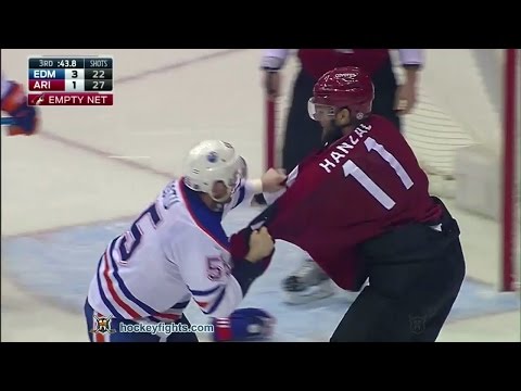 Mark Letestu vs Martin Hanzal