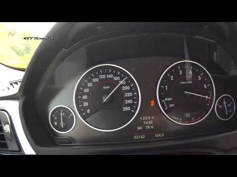 BMW 3 Active Hybrid F30 - acceleration 0-250 km/h