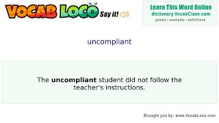 Video thumbnail for uncompliant