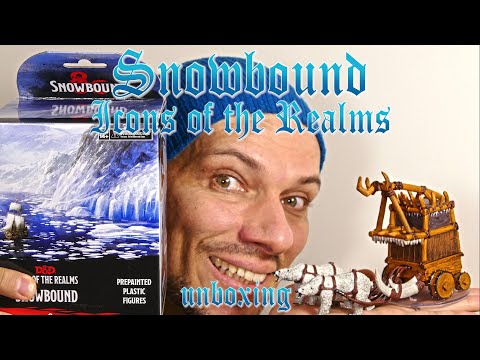 Snowbound - Icons of the Realms Boosters Unboxing + A Super Lucky Pull #greendragonminis #wizkids