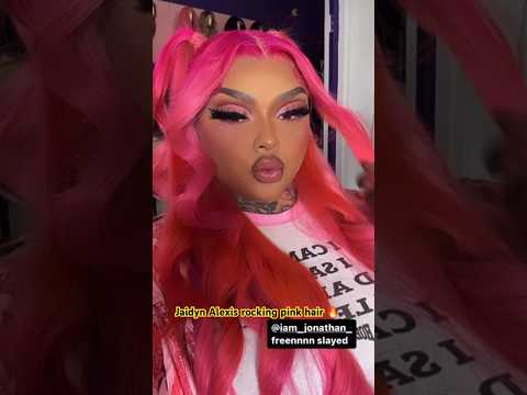 Looking like a real life Barbie DOLL😍👀#jaidynalexis #blueface #barbie #jonathanwright #hairslayerz