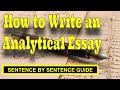 How to Write an A+ Analytical Essay (Easy Step by Step Guide)