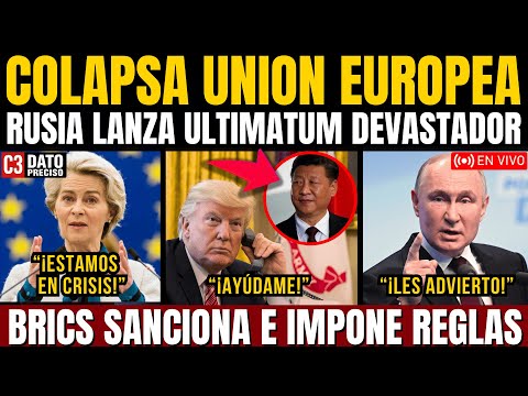 BRICS PUNISHES! "EUROPE IS LEFT WITHOUT ENERGY AND TECHNOLOGY" TRUMP REVEALS THE TRUTH! "CHINA CO...