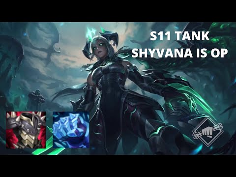 S11 SHYVANA IS OP WITH A TANK BUILD!!! COMPLETE JUNGLE DIFF