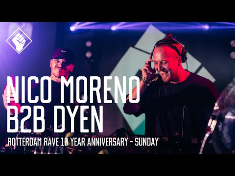 Rotterdam Rave 10 Year Anniversary - Sunday - Nico Moreno b2b DYEN