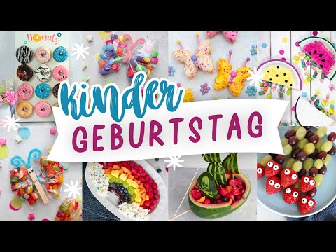 Creative ideas for children's birthdays! Colorful recipes and birthday gift ideas | TRYTRYTRY