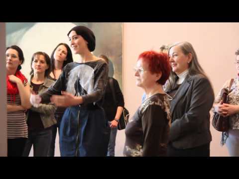 Bocskor Bíborka tárlatvezetése - vagy.hu