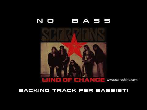 Wind of Change Scorpions NO BASS backing track per bassisti Suona tu il Basso (Bassless)