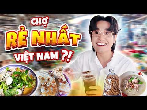 Chợ Giai Sơn - Phú Yên | Chợ Rẻ Nhất Việt Nam? | Thử Thách 100k