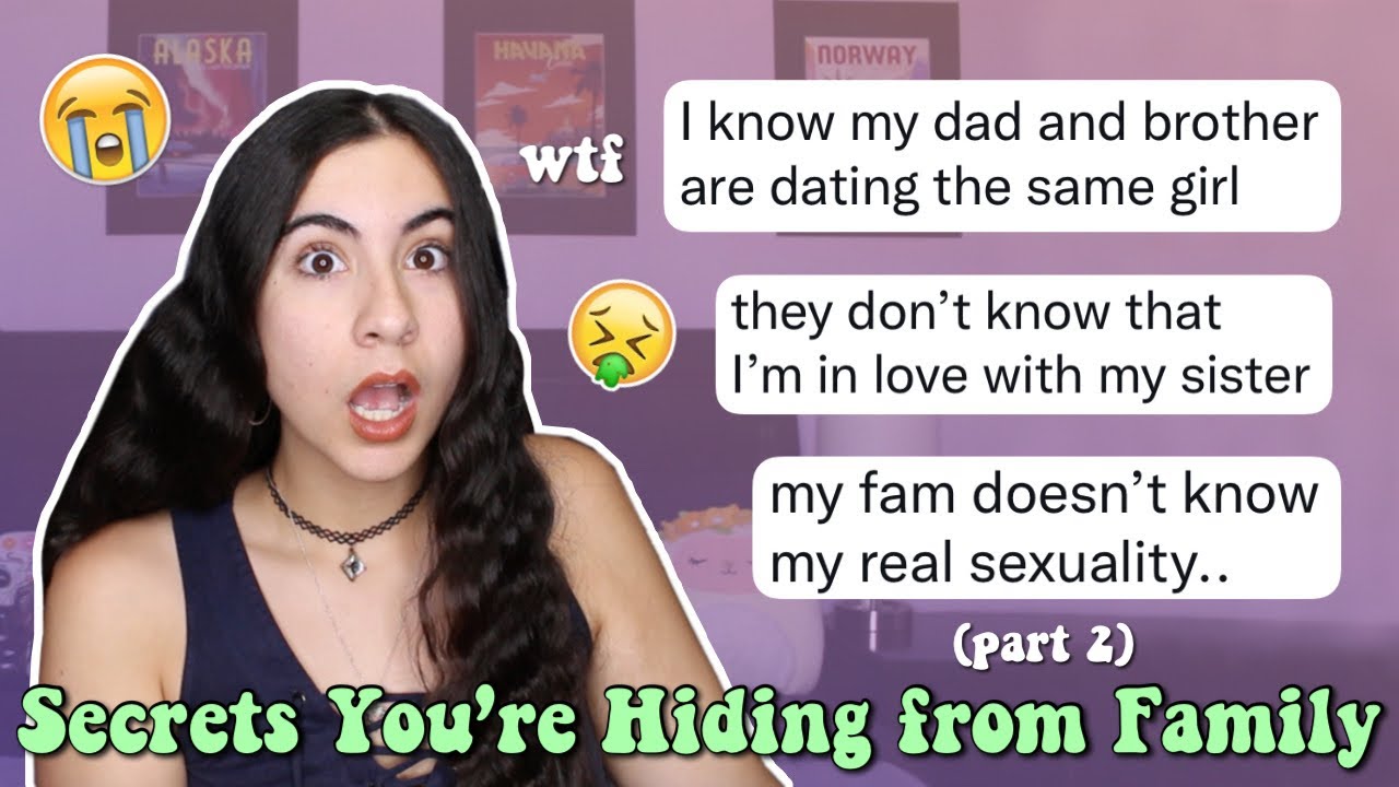 Secrets That You're Keeping from Your ENTIRE Family 2 (so juicy omg!) | Just Sharon