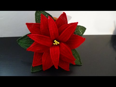 1 Craciunita crosetata- 26 cm- Petale- Partea I