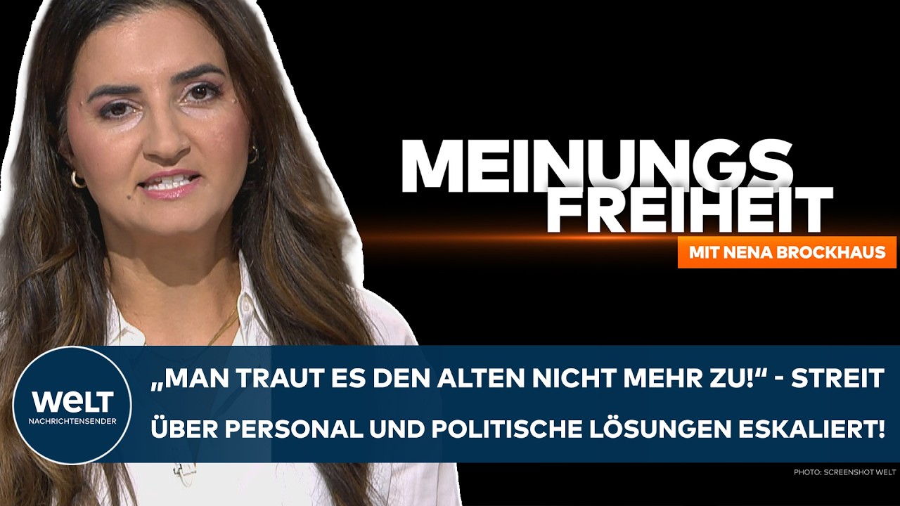 DEUTSCHLAND: "Man traut es den Alten nicht mehr zu" - Streit über Personal und politische Lösungen!