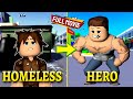 Homeless To Hero, FULL MOVIE | brookhaven 🏡rp animation