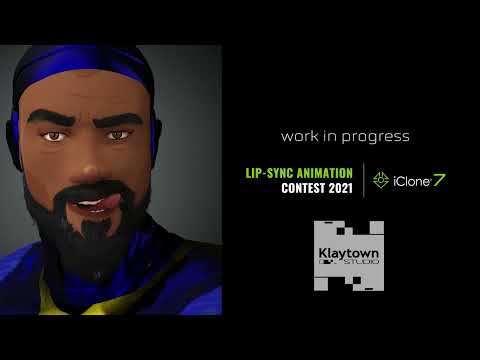Lip-Sync Animation Contest 2021 iClone7 - WIP - The LINK by Klaytown Studio
