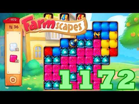Farmscapes Level 1172 HD Gameplay Walkthrough | 3 - match game | android | ios | pc | GameGo Game