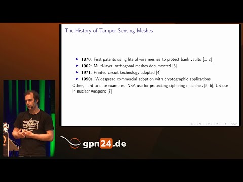 Video Thumbnail: jaseg: Tamper-Sensing Meshes in the Wild