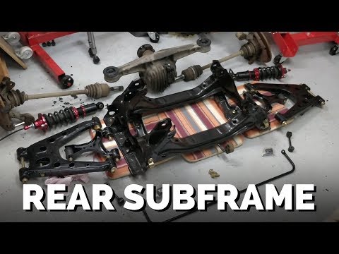 Switching the MX5 Rear Subframe [+ diff bushings & suspension]