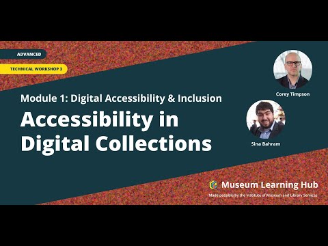 Module 1, Technical Workshop 3: Accessibility in Digital Collections