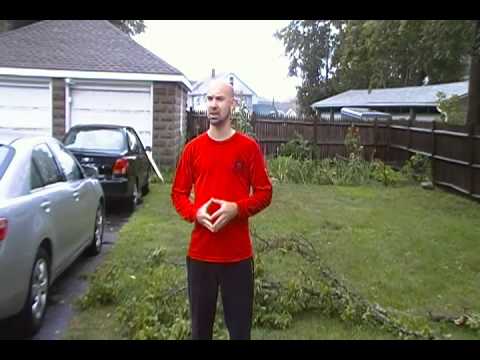 10:30am report on Tropical Storm Irene - Natick, MA