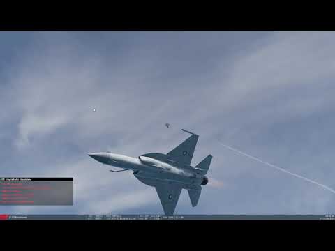 Guns Dogfight, JF-17 Block II Thunder Vs. Ace Level AI F-15C Eagle, DCS