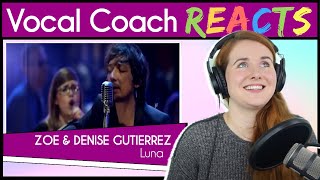 Vocal Coach reacts to Zoé - Luna (Denise Gutierrez MTV Unplugged Live)