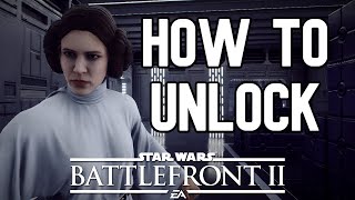 How to Unlock the PRINCESS Leia appearance (UPDATED METHOD) - Star Wars Battlefront 2