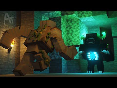 Warden Vs Irongolem [Minecraft Animation]