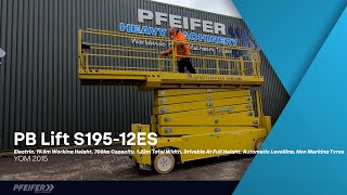 PB LIFT S195-12ES Electric, 19.6m Working Height, 700 scissor lift for sale - Image 4 | Machineryline HK PB LIFT S195-12ES Electric, 19.6m Working Height, 700 scissor lift | Image 4 - Machineryline